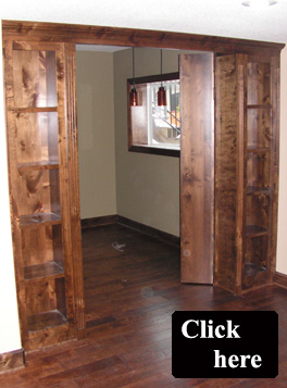 Swinging Bookcase